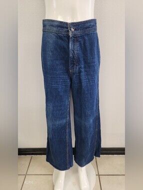 Levis VTG High Rise Cropped Wide Leg Jeans Juniors 11(fits like modern 3/5)